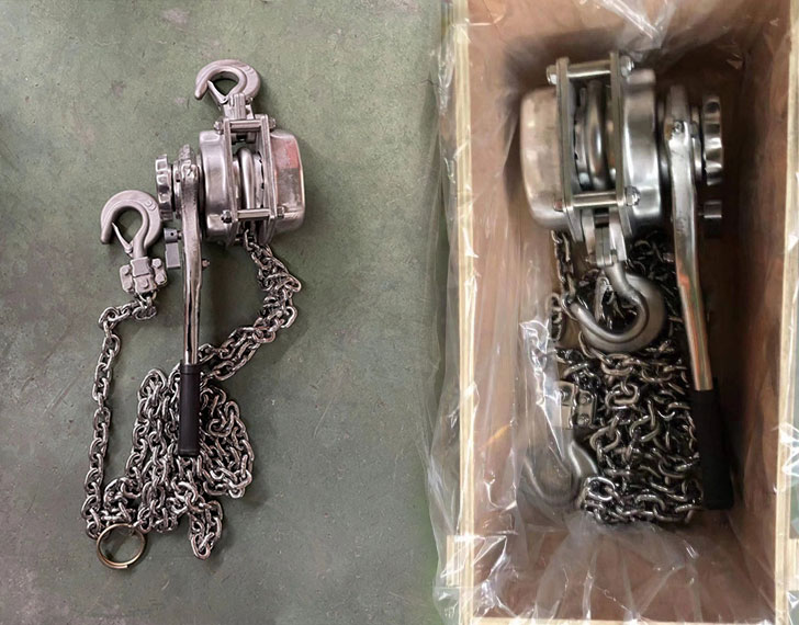 不銹鋼手扳葫蘆